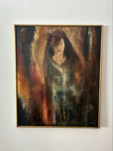 Quadro A Princesa Andarilha de Cal Brant 115x95