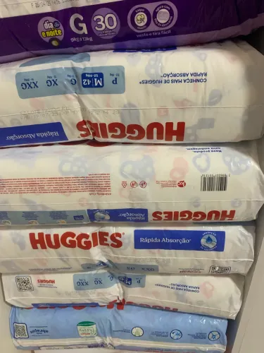 Fralda Huggies alta absorção - 42 unidades
