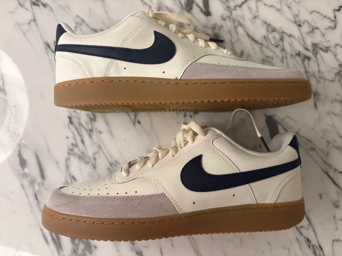 NOVO - Tênis Nike Court Vision Low Branco/Azul
