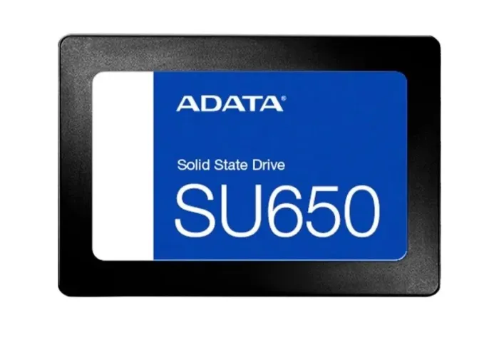 SSD Adata SU650, SATA, 240GB, 2.5", Leitura: 520MB/s e Gravação: 450MB/s, Preto 