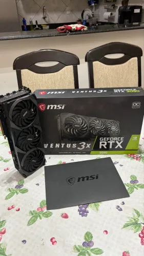 Placa de vídeo GeForce rtx 3090 msi ventus 3x 24gb