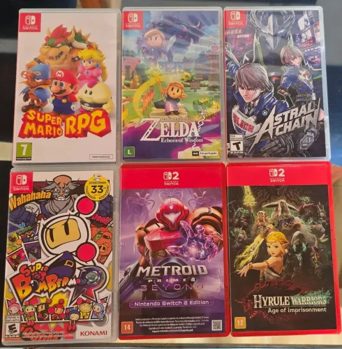 Jogos de nintendo switch que 1 e 2