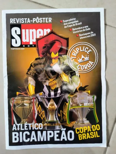 Revista-poster atlético mineiro 70x50 cm perfeita