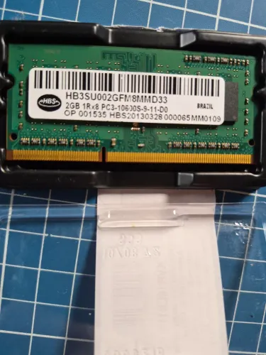 Memória RAM Notebook 2GB DDR3 1600MHz PC3-12800S Smart
