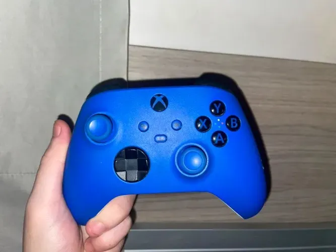 Controle Joystick Sem Fio Microsoft Xbox Shock Blue 