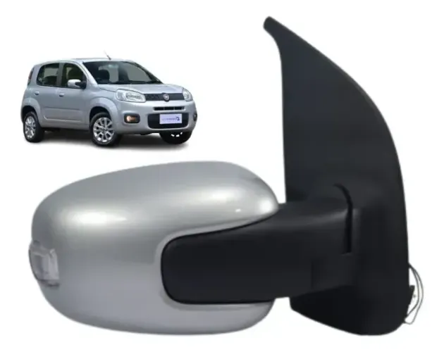 Retrovisor Fiat Uno Drive 2014/2020 Elétrico Pisca Direito