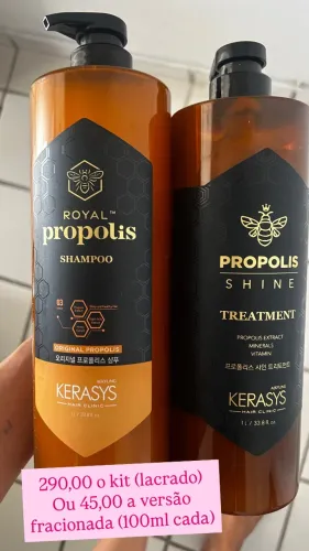 Kit Kerasys Própolis (shampoo e condicionador) 1L
