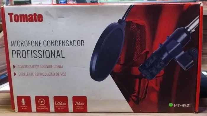 microfone condensador profissional
