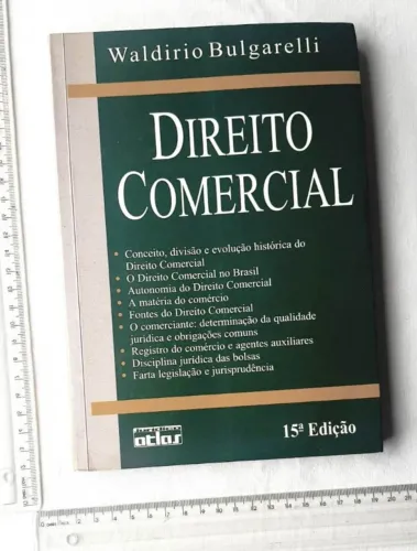 Livro Jurídico - Direito Comercial - Waldirio Bulgarelli - 2000