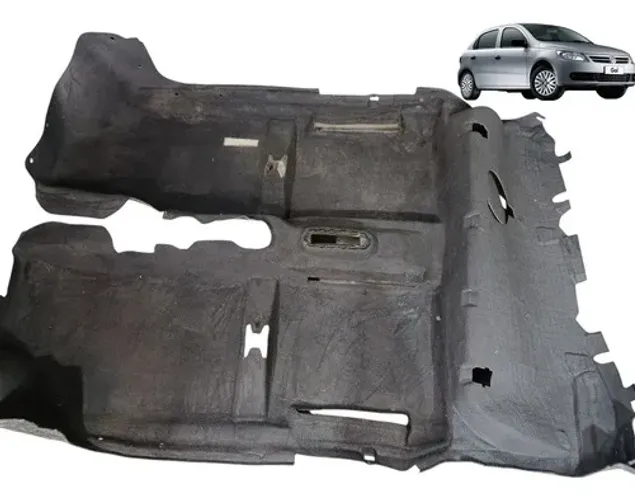 Carpe Tapete Assoalho Vw Gol G5 Preto
