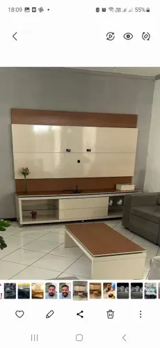 Rack painel TV e centro Luciano Bastos story