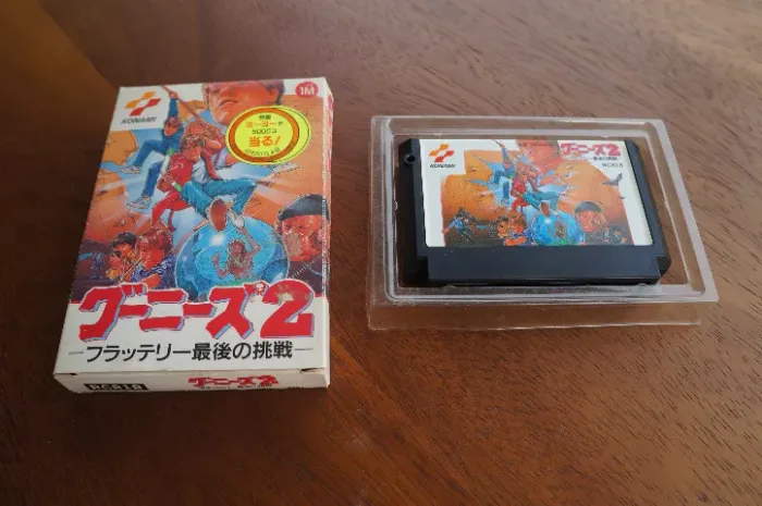 THE GOONIES 2 - Jogo original Konami para FAMICOM / NINTENDINHO / NES