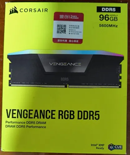 Memória Vengeance Rgb 96gb (2x48gb) Ddr5 Dram 5600mhz