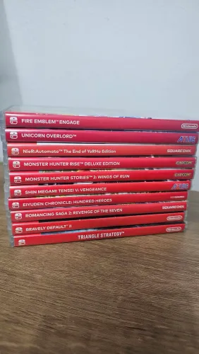 10 Jogos Nintendo Switch Usados JRPG e RPG Tático | Unicorn Overlord, SMT V, Fire Emblem