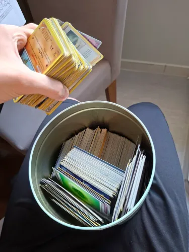 Bulk(cartas comuns)de cartas pokémon,considero 15 centavos por carta