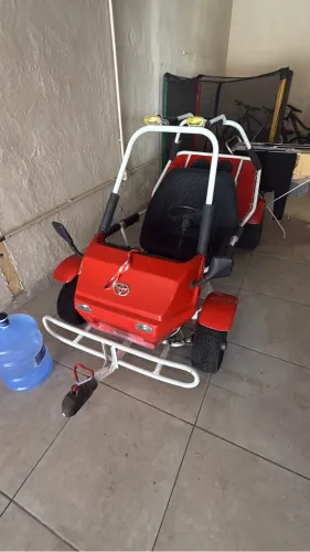 Mini buggy fapinha, partida elétrica, modificado com motor de moto 125cv,. 