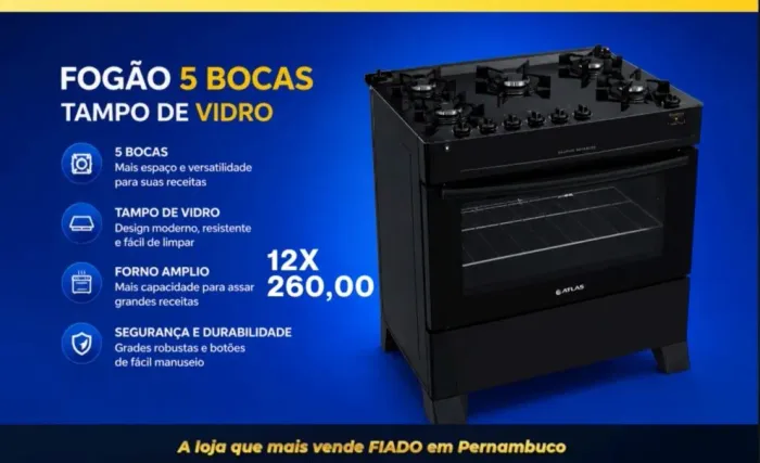 FOGÃO CREDIÁRIO 