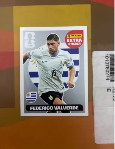 Panini extra sticker Valverde Prata