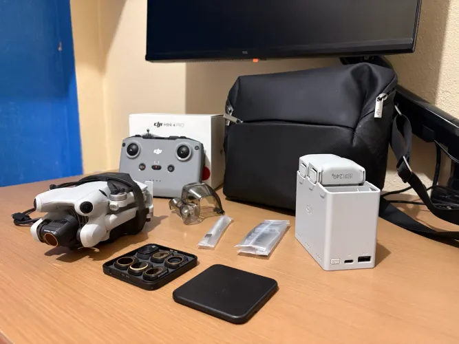 DJI Mini 4 Pro + 2 Baterias + Hub + Bolsa + Filtros ND | Pouco uso