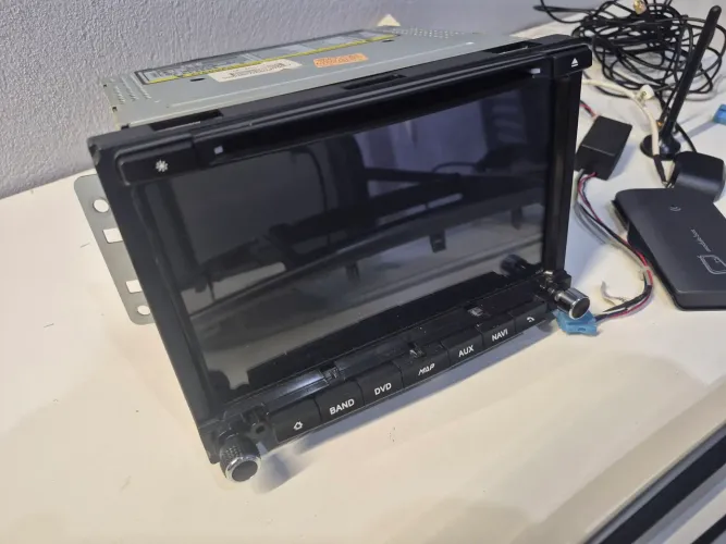 Central Multimídia Aikon AK-48072C, 2DIN com DVD e moldura para Sportage LX 2017-19