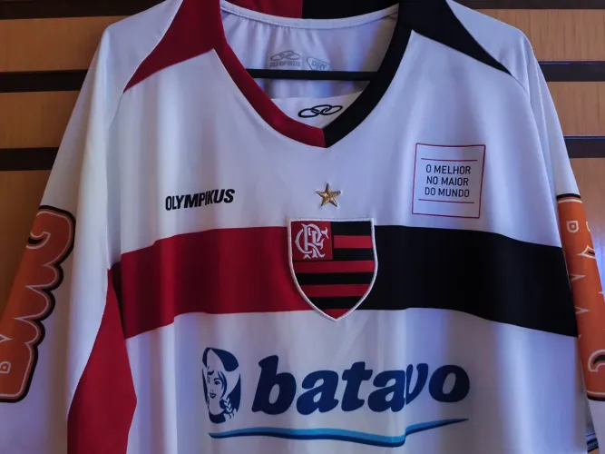 Raridade Camisa Oficial Olympikus Flamengo 2011 Ed Esp Ronaldinho Gaucho.