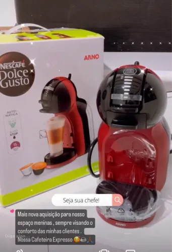 VENDO MÁQUINA DE CAFÉ EXPRESSO DOLCE GUSTO NOVA USADA 3 VEZES