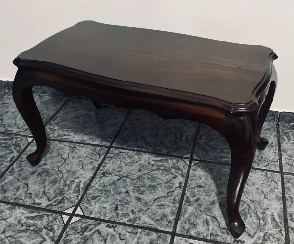 Mesa de Centro Antiga Chippendale Madeira Nobre - Fábrica George Bell