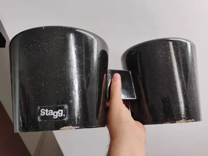 Bongô Stagg - Instrumento Musical usado - Músicos e Musicoterapia - Som - Percussão
