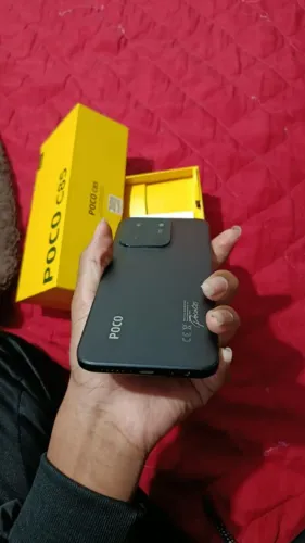 Poco C85 preto, na caixa