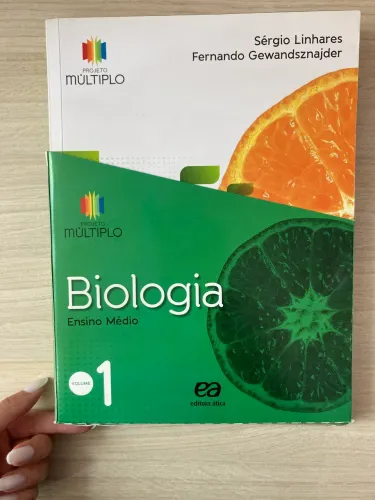 Kit livros biologia 1º ano do ensino médio, editora àtica