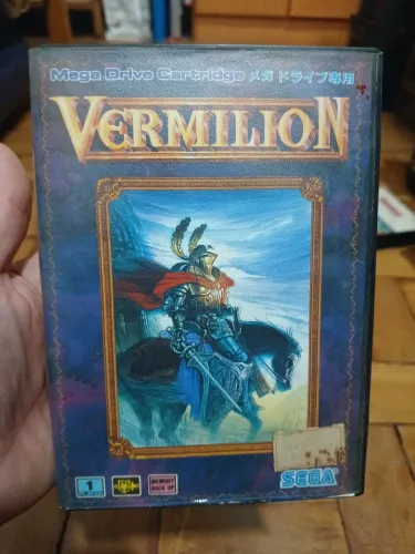 Vermilion (Sword of Vermilion) - Mega Drive (japonês) - COMPLETO - CIB<br>Semin