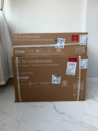 Ar Condicionado Split 9000 Btus LG Dual Inverter AI Voice Frio S3-Q09AA31F Lacrado + NF