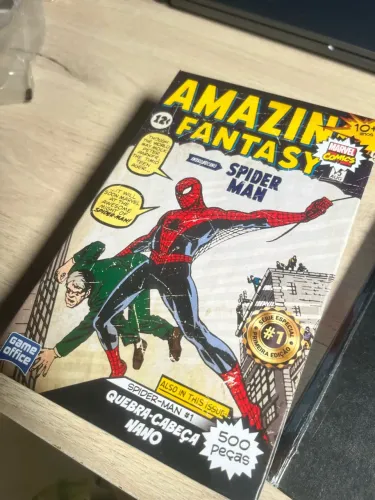 Quebra cabeça 500 peças Homem Aranha