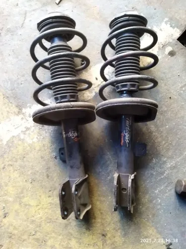 Kit suspensão Peugeot 307 Citroen C4 molas e amortecedor 