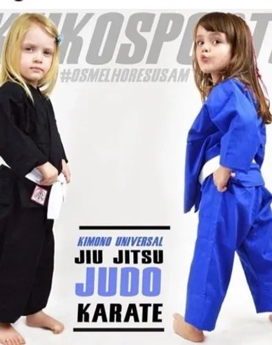 Kimono infantil Judô Karatê Jiu Jitsu Taekwondo