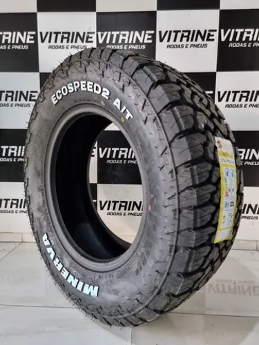 Pneu 275/65 R18 Minerva A/T Ranger S-10 Triton Troller Frontier Toyota Hilux