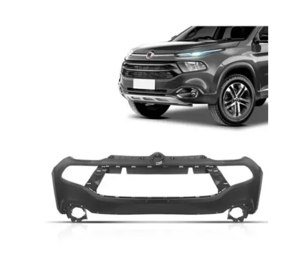 Parachoque Fiat Toro 2016 à 2020 - Cd - Superior Preto Liso - TYG