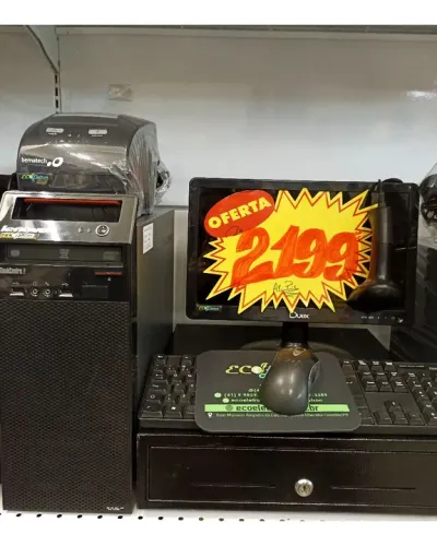 Computador PDV Completo Sem Sistema para Comércio Pronto pra uso