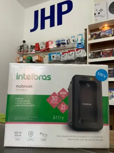 Nobreak ATTIV 600v 300w Intelbras Novo Loja Fisica