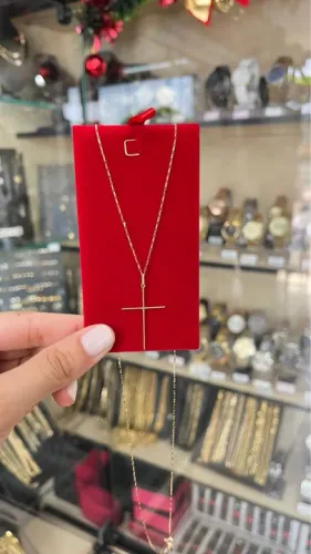 Corrente Cartier + Pingente Ouro 18k