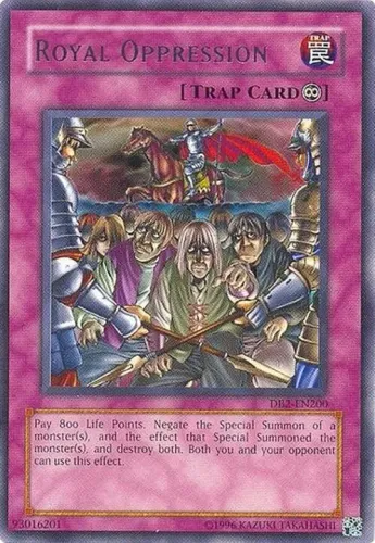 Yugioh!!! Royal Oppression DB2-EN200 Dark Beginning 2 Rare