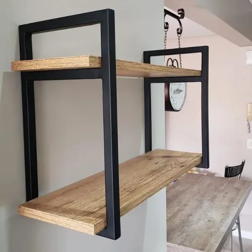 Promoção| 30x30 Prateleira Industrial Ferro | Decoração Apenas as bases