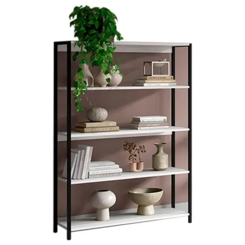 ESTANTE 5 NIVEIS 90X30X135CM BRANCO - NOVA YORK
