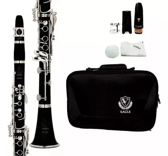 Clarinete Eagle em Sib modelo CL04N - Novo Lacrado