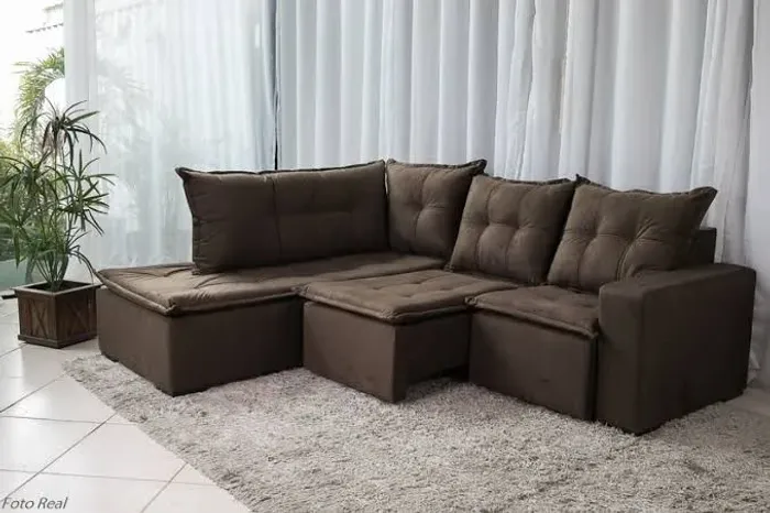 Sofá Retrátil de Canto DRE910119