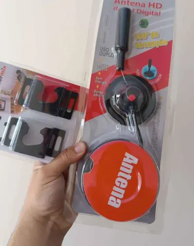 Antena Digital HD para TV - 360° de Recepção