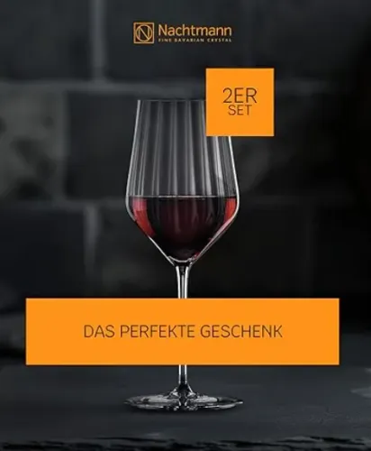 Par de Taças de Vinho Importadas Nachtmann 