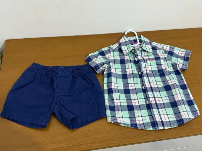 Conjunto short e camisa carters 9M