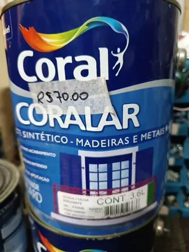 Tinta Esmaltes Sintético base solvente Coral Coralit 