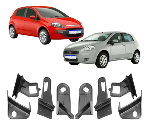 Par Kit Garra Farol Fiat Punto 2007 2008 2009 2010 2011 A 17
